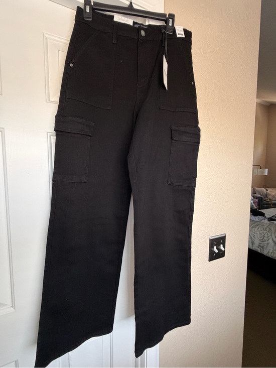 Judy Blue Pants - Judy Blue Black Cargo Wide-Leg Pants